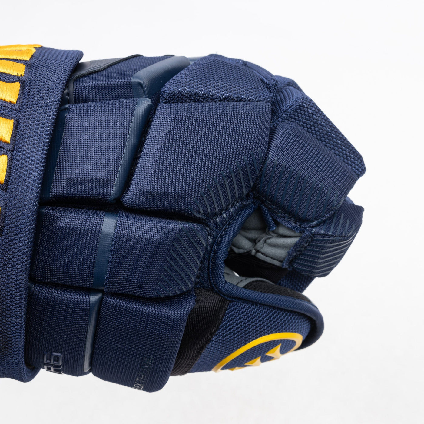 Warrior QR6 Pro Stock Senior Hockey Glove - St. Louis Blues - TheHockeyShop.com