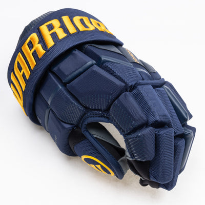 Warrior QR6 Pro Stock Senior Hockey Glove - St. Louis Blues - TheHockeyShop.com