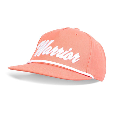 Warrior Hockey Script Rope Snapback Hat - Salmon - TheHockeyShop.com