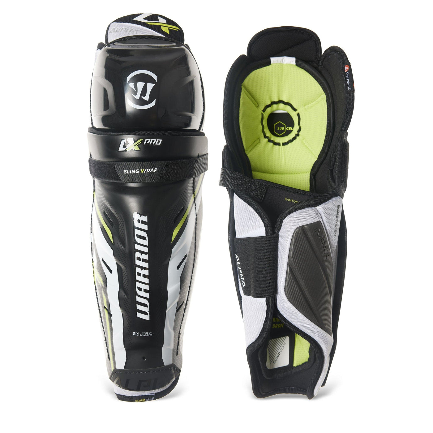 Warrior Alpha LX Pro Senior Hockey Shin Guards - The Hockey Shop Source For Sports