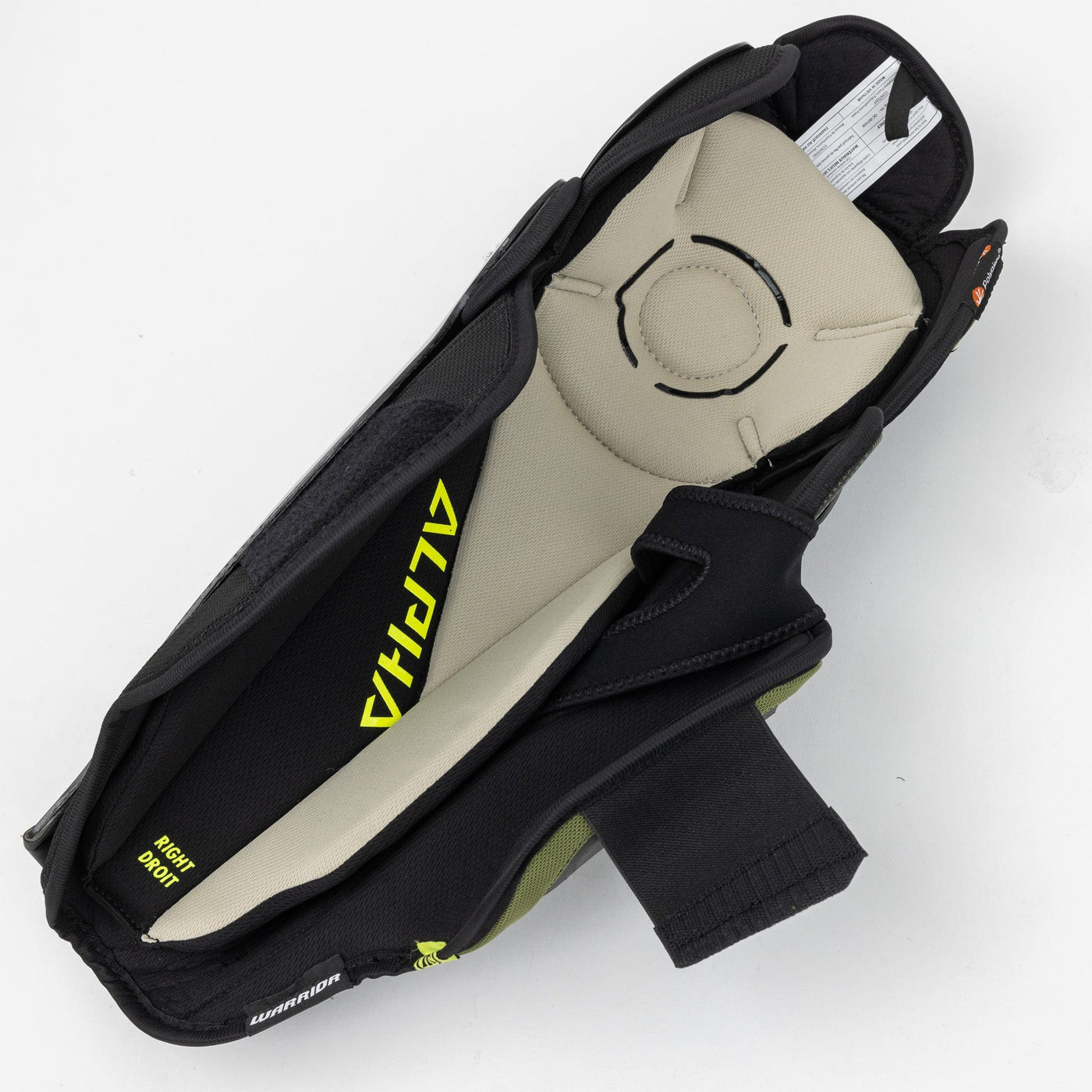 Warrior Alpha Pro Junior Hockey Shin Guards - TheHockeyShop.com