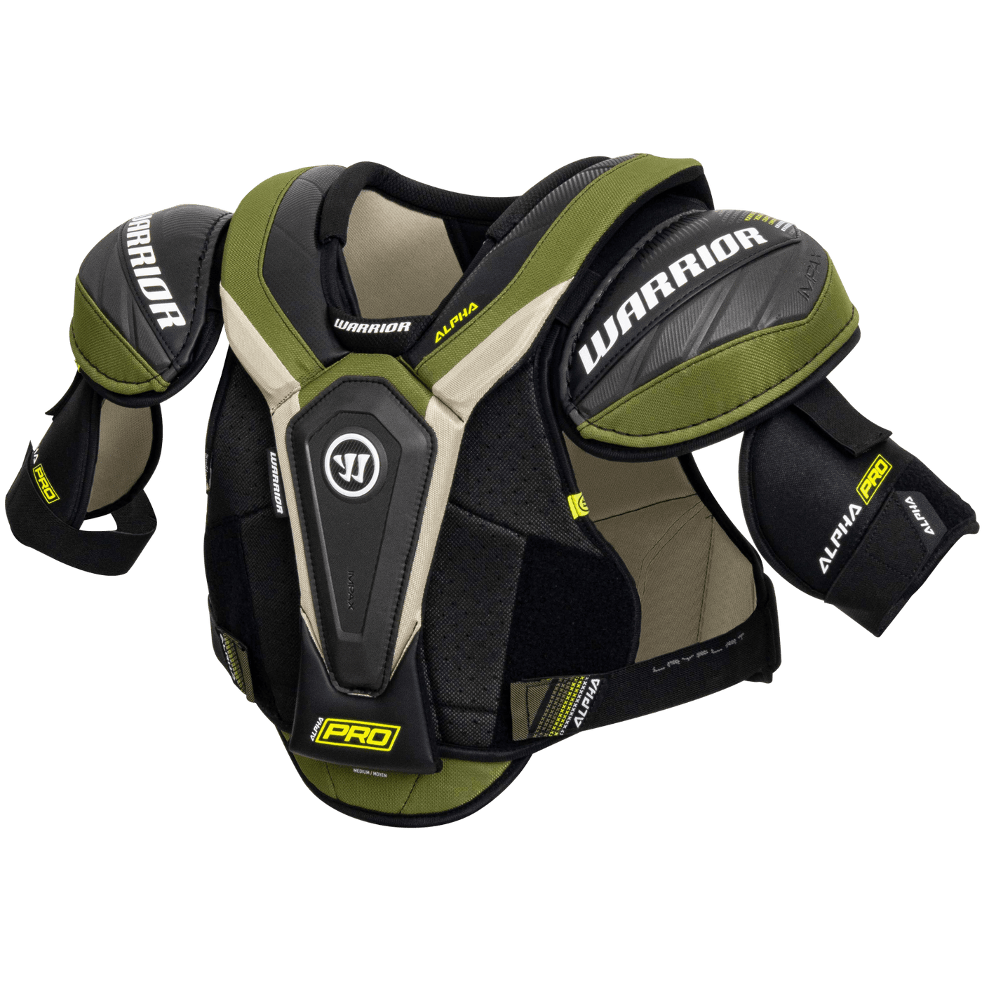 Warrior Alpha Pro Junior Hockey Shoulder Pads - TheHockeyShop.com