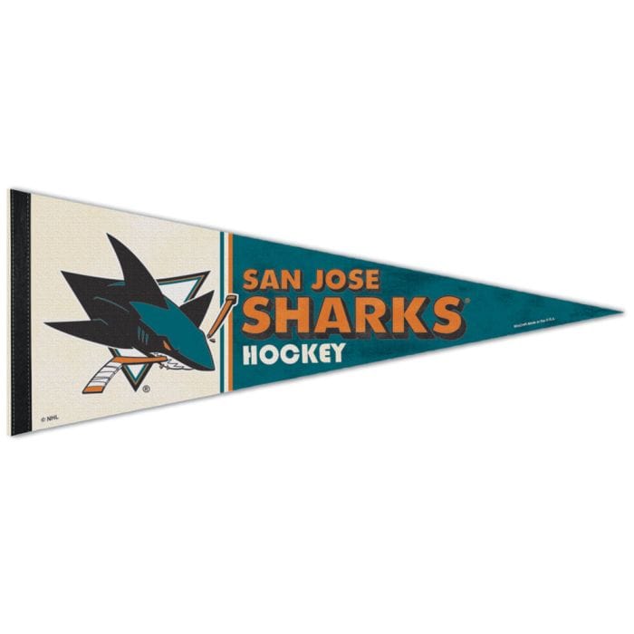 Wincraft NHL Vintage Premium Pennant - San Jose Sharks - The Hockey Shop Source For Sports