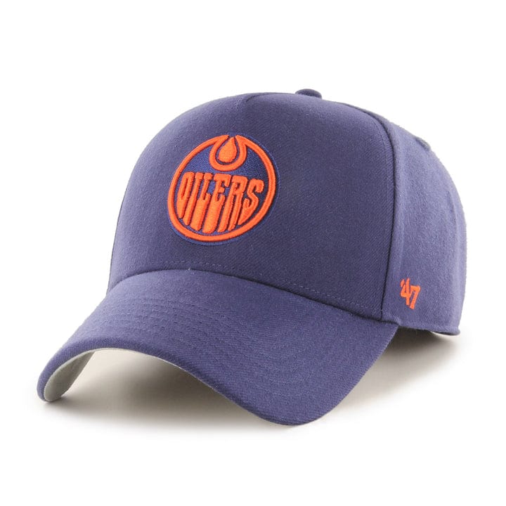 Edmonton Oilers 47 Brand NHL Basic MVP Adjustable Hat Third Navy - The Hockey Shop Source For Sports