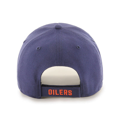 Edmonton Oilers 47 Brand NHL Basic MVP Adjustable Hat Third Navy - The Hockey Shop Source For Sports