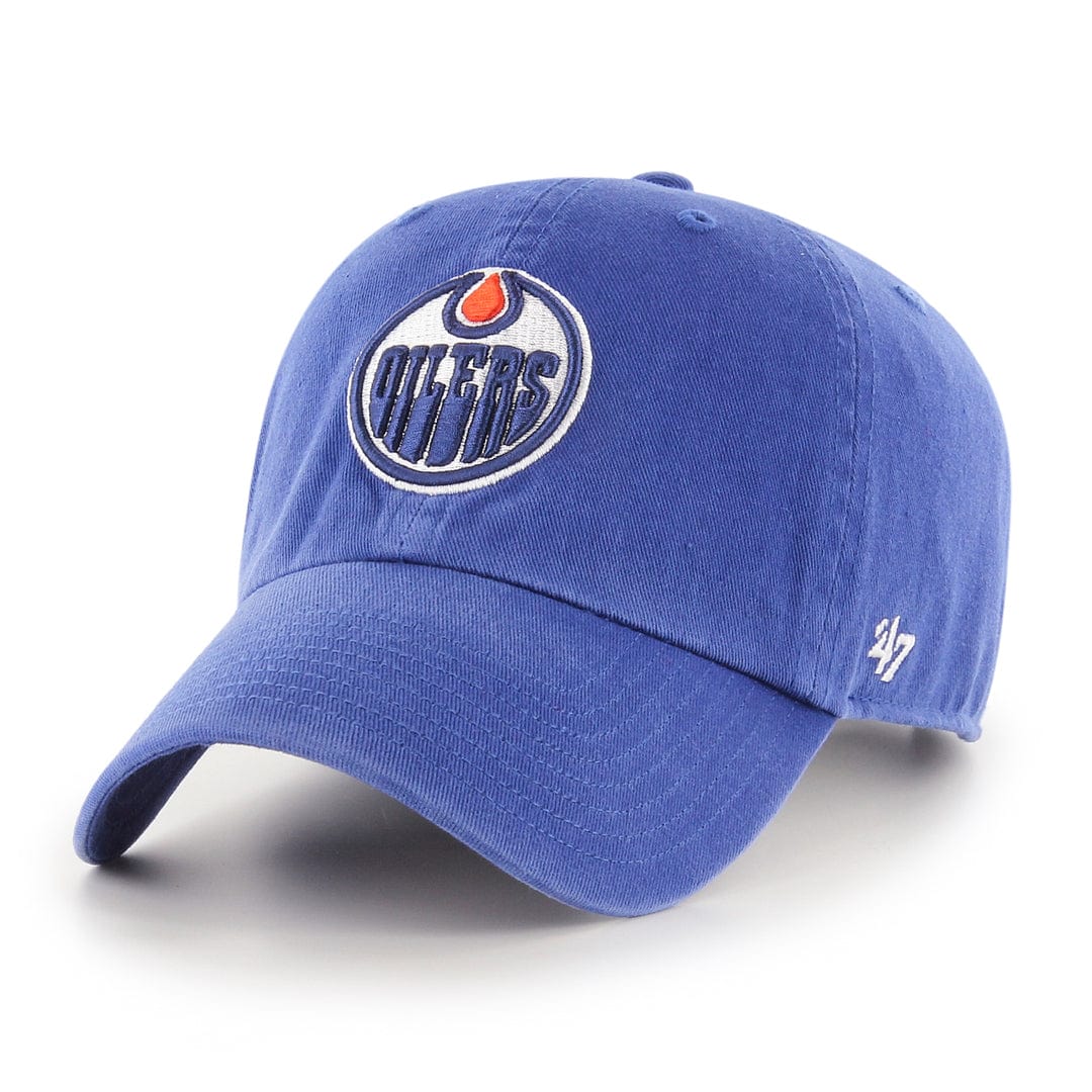 Edmonton Oilers 47 Brand NHL Clean Up Adjustable Hat Royal - The Hockey Shop Source For Sports