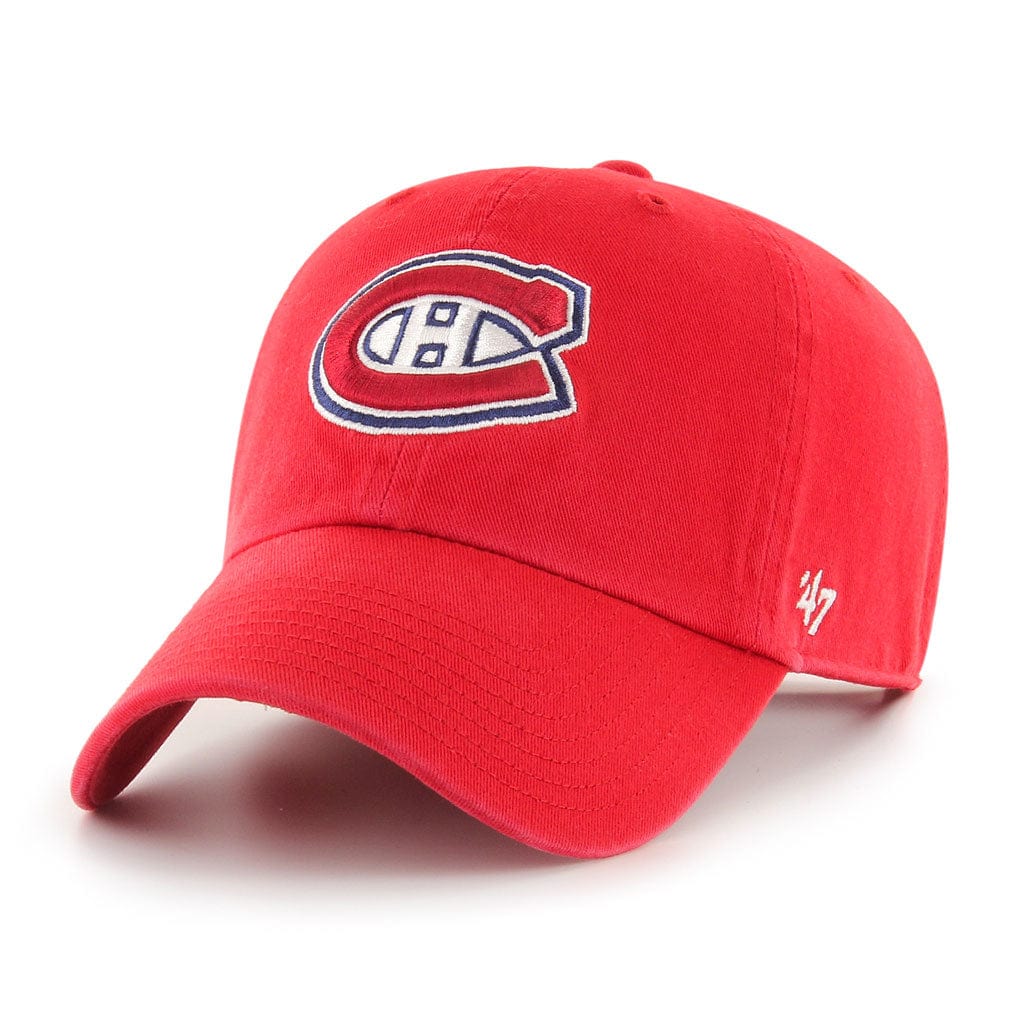 Montreal Canadiens 47 Brand NHL Clean Up Adjustable Hat Red - The Hockey Shop Source For Sports