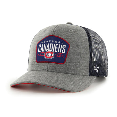 Montreal Canadiens 47 Brand NHL Slate Trucker Hat Grey - The Hockey Shop Source For Sports