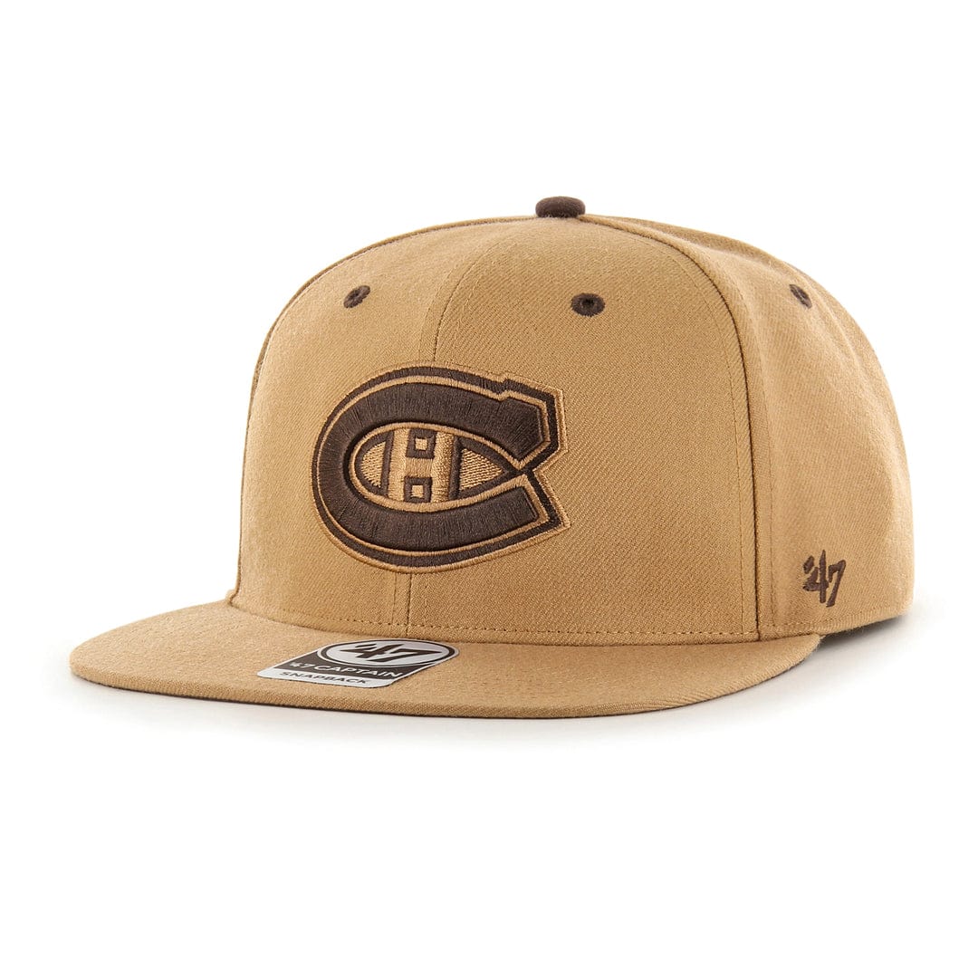 Montreal Canadiens 47 Brand NHL Toffee Captain Hat Tan - The Hockey Shop Source For Sports