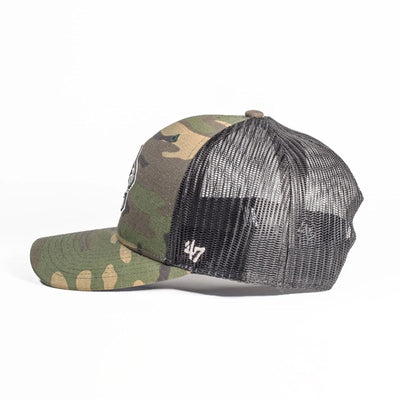 Vancouver Canucks 47 Brand NHL Camo Trucker Adjustable Hat - The Hockey Shop Source For Sports