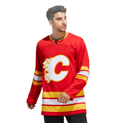 Calgary Flames Home Adidas PrimeGreen Senior Jersey