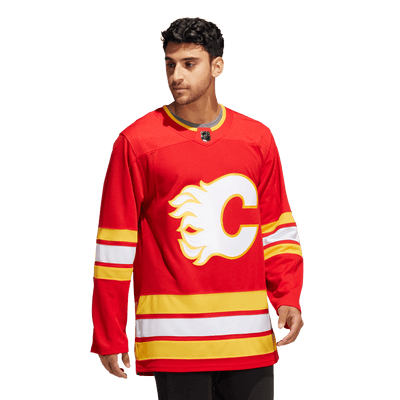 Calgary Flames Home Adidas PrimeGreen Senior Jersey