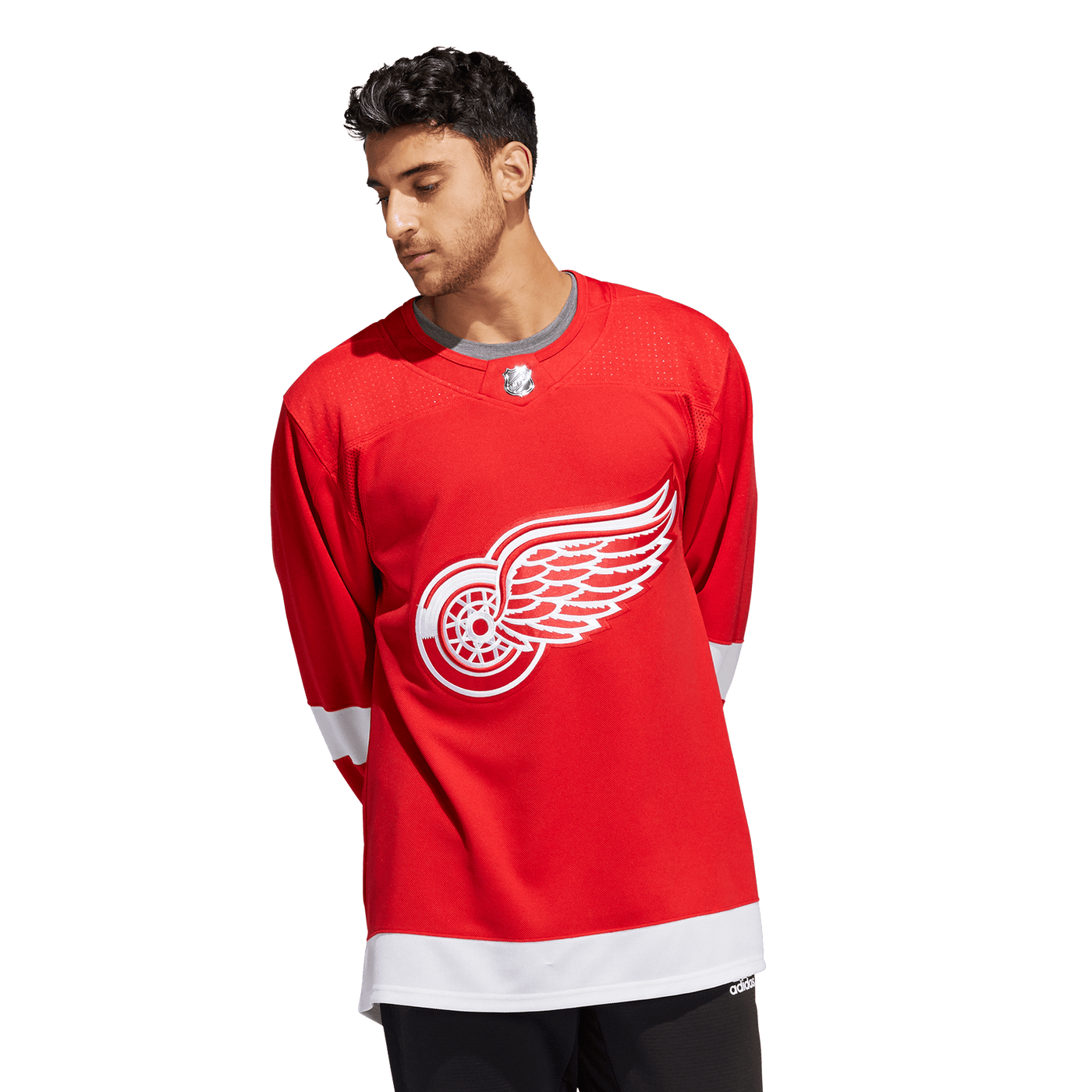 Detroit Red Wings Home Adidas PrimeGreen Senior Jersey