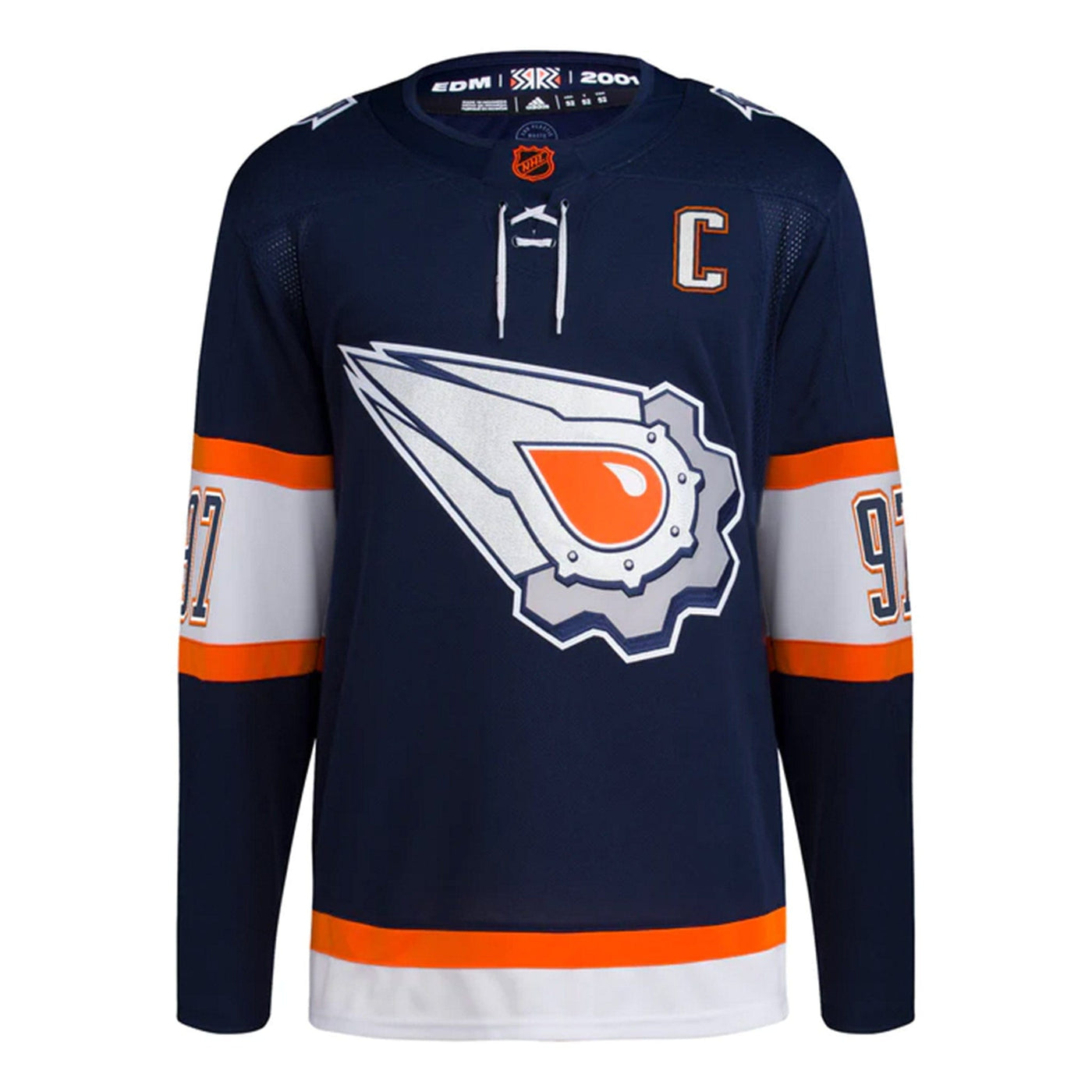 Edmonton Oilers Adidas PrimeGreen Reverse Retro Senior Jersey - Connor McDavid - The Hockey Shop Source For Sports