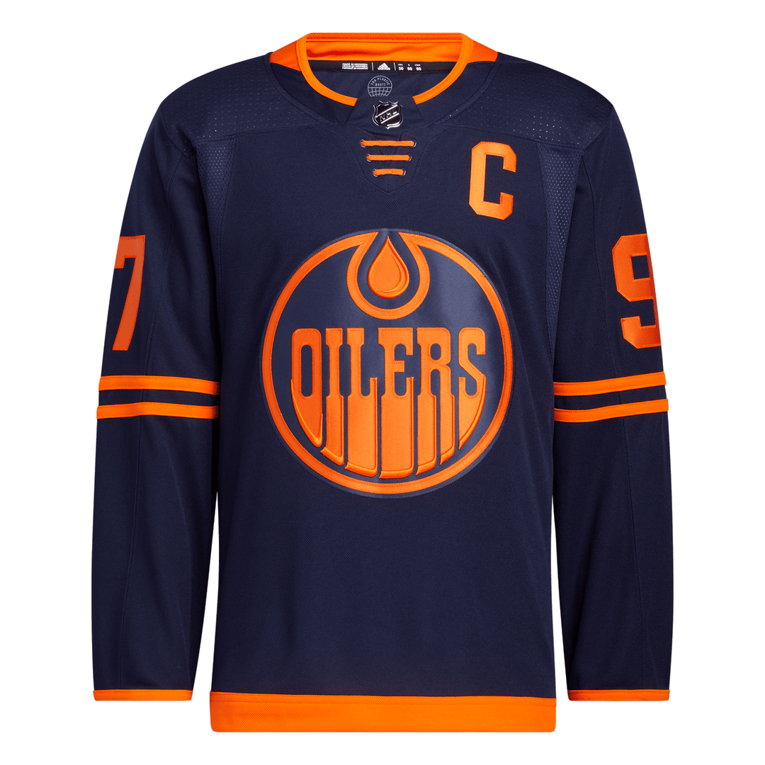 Edmonton Oilers Alternate Adidas PrimeGreen Senior Jersey Connor McD