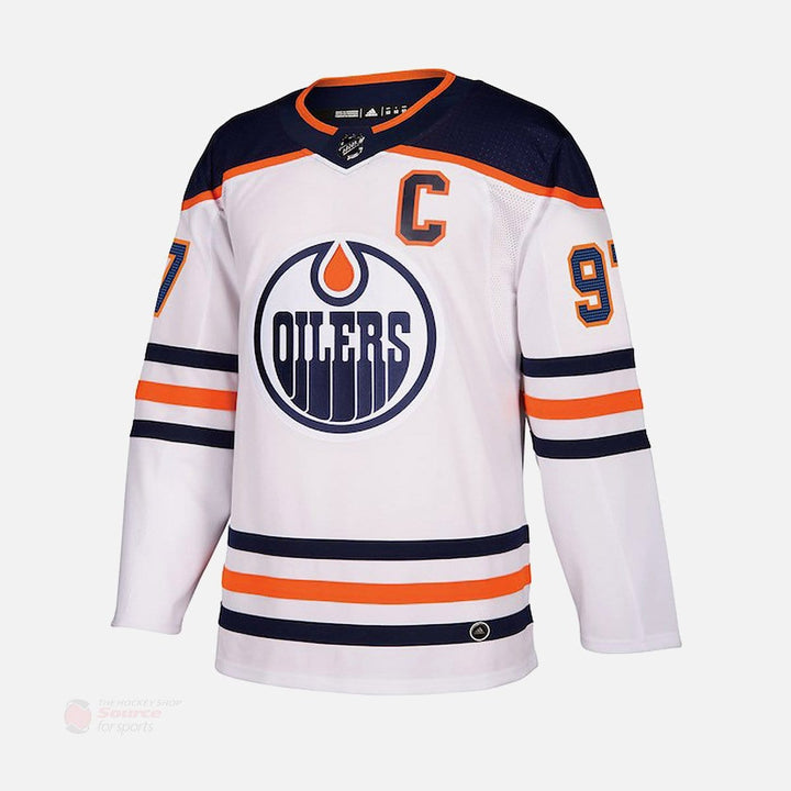 Edmonton Oilers Away Adidas Authentic Senior Jersey Connor McDavid