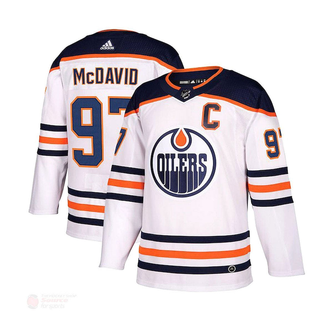 Edmonton Oilers Away Adidas Authentic Senior Jersey Connor McDavid