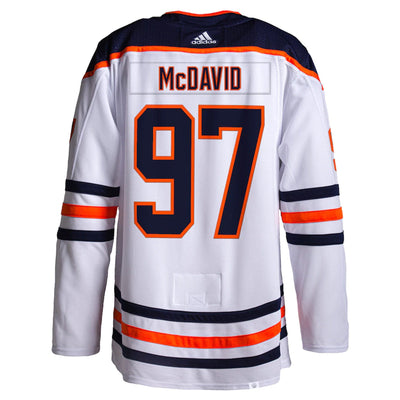 Edmonton Oilers Away Adidas PrimeGreen Senior Jersey - Connor McDavid - The Hockey Shop Source For Sports