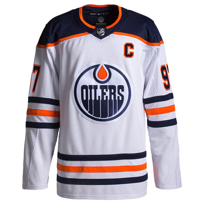 Edmonton Oilers Away Adidas PrimeGreen Senior Jersey - Connor McDavid - The Hockey Shop Source For Sports