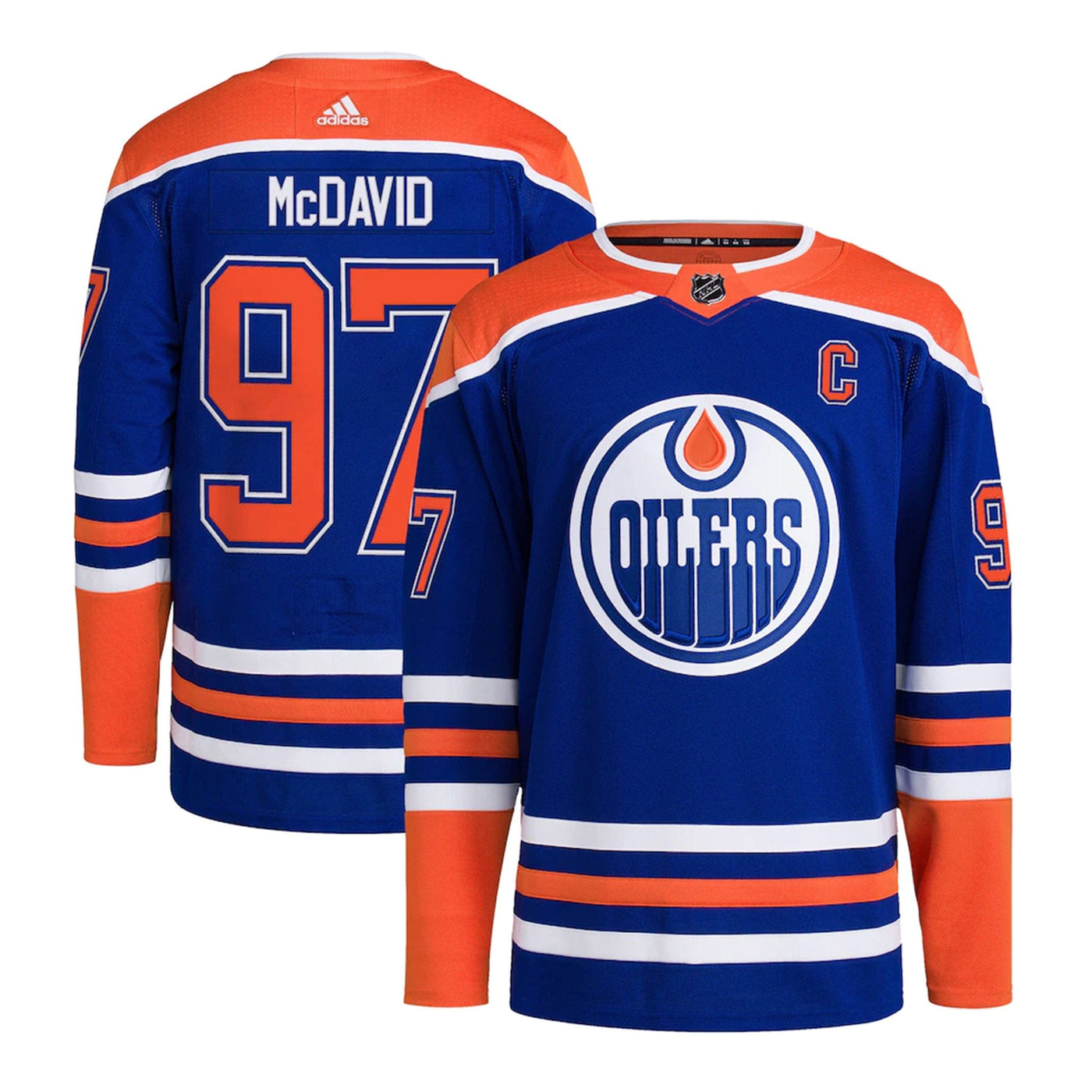 Edmonton Oilers Home Adidas PrimeGreen Senior Jersey - Connor McDavid - The Hockey Shop Source For Sports