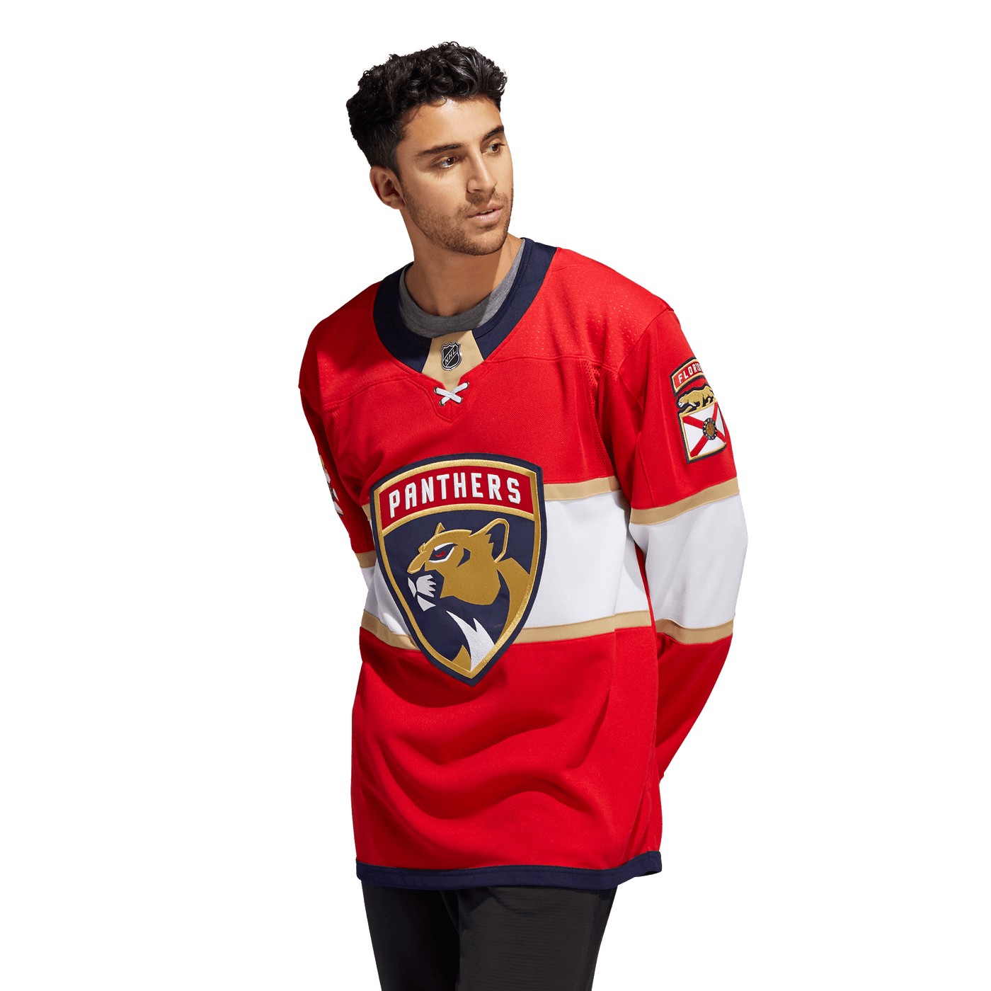 Florida Panthers Home Adidas PrimeGreen Senior Jersey