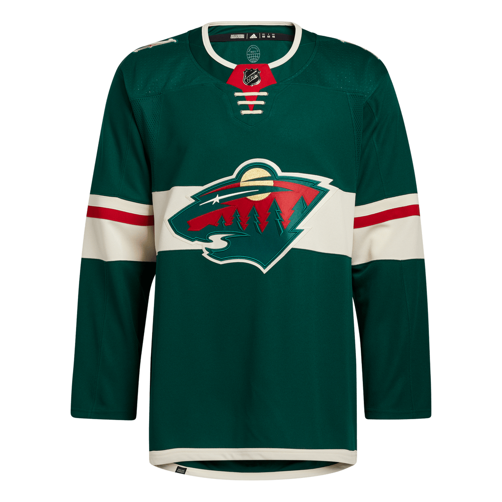 Customizable Minnesota Wild Adidas Primegreen Authentic NHL Hockey Jersey