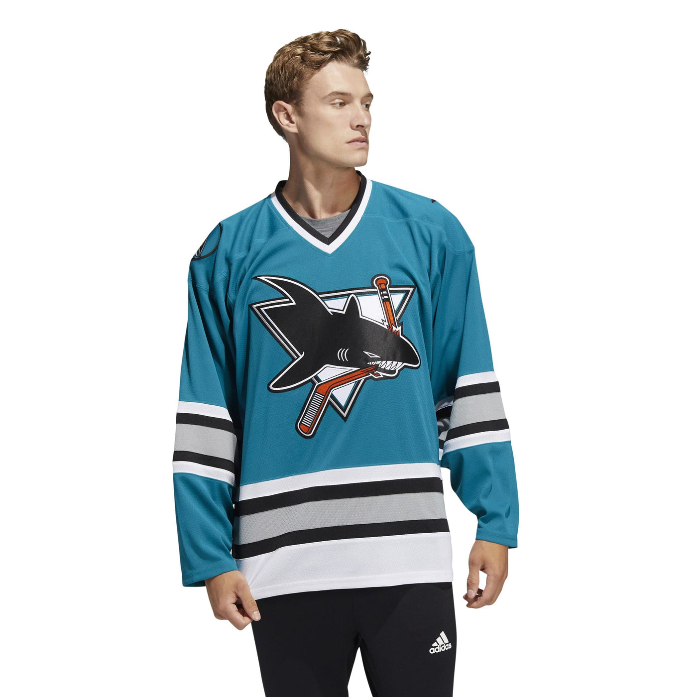 San Jose Sharks Adidas Team Classic Senior Jersey