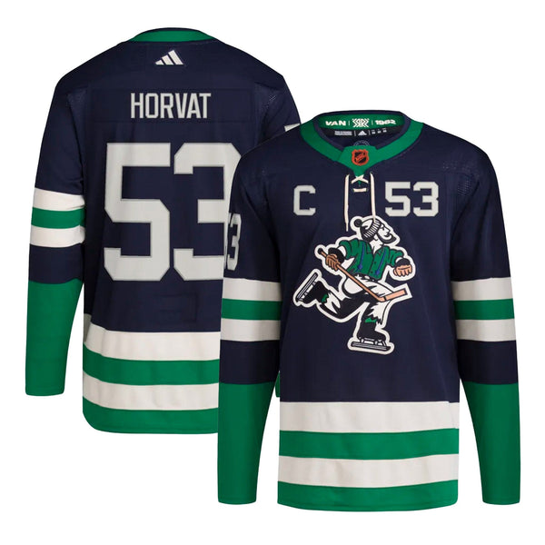 Vancouver Canucks Adidas PrimeGreen Reverse Retro Senior Jersey - Bo H