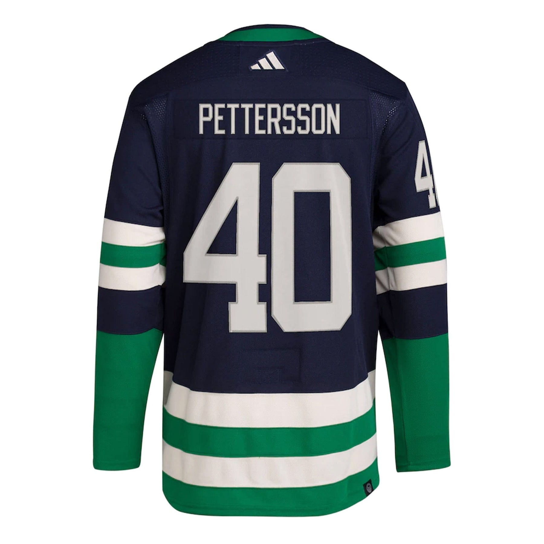 Adidas Vancouver Canucks No40 Elias Pettersson Blue Home Authentic Youth Stitched NHL Jersey