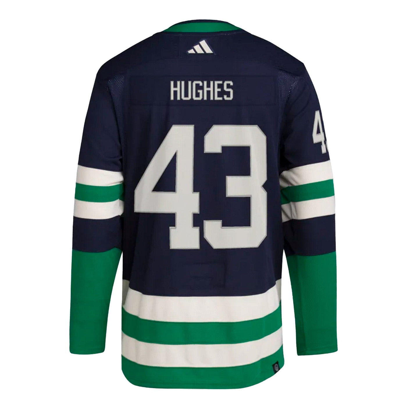 Vancouver Canucks Adidas PrimeGreen Reverse Retro Senior Jersey - Quinn Hughes - The Hockey Shop Source For Sports