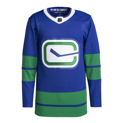 Vancouver Canucks Alternate Adidas PrimeGreen Senior Jersey - The Hockey Shop Source For Sports