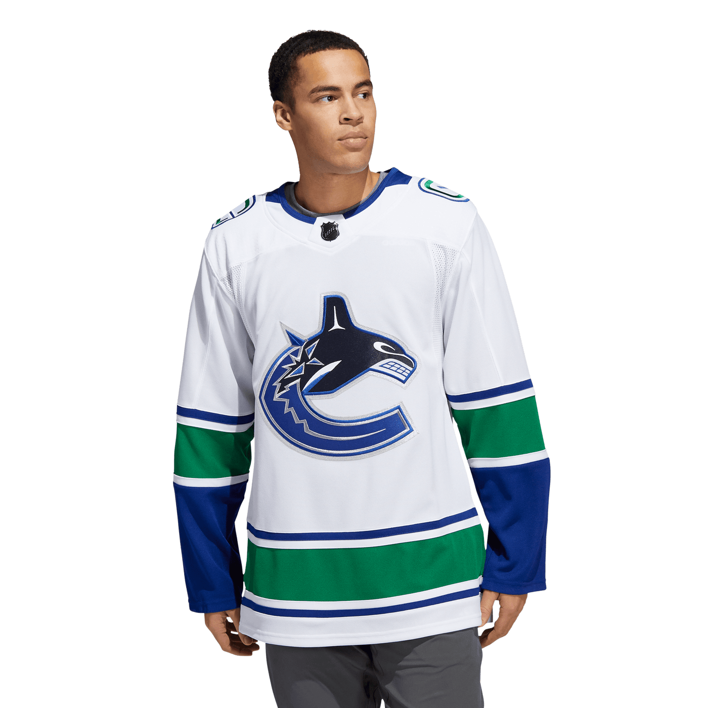 Vancouver Canucks Away Adidas PrimeGreen Senior Jersey