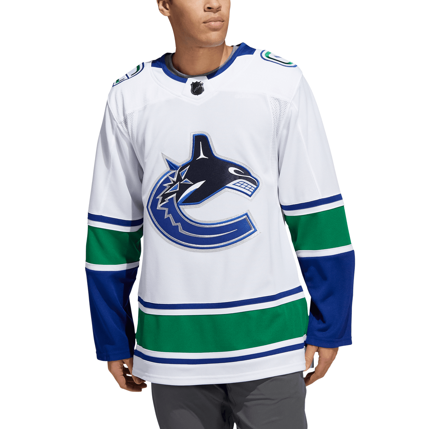 Vancouver Canucks Away Adidas PrimeGreen Senior Jersey