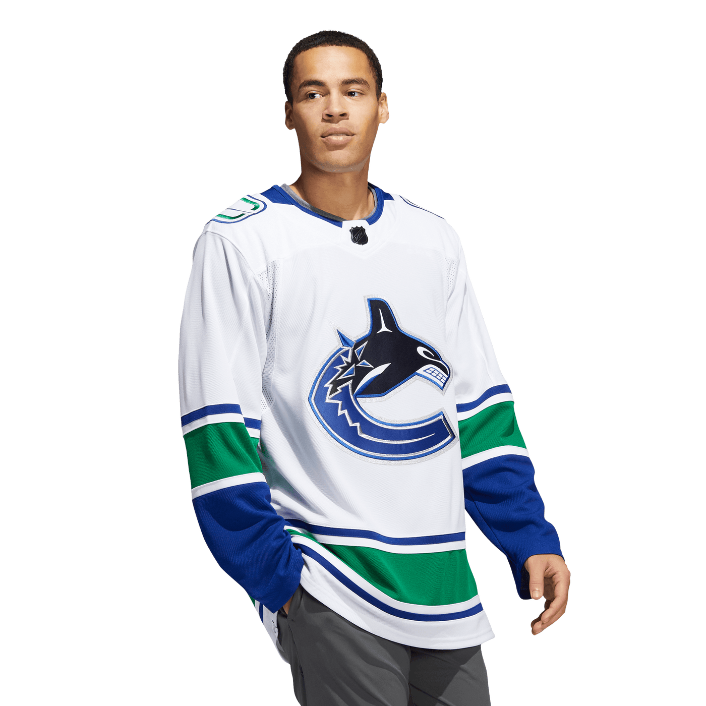 Vancouver Canucks Away Adidas PrimeGreen Senior Jersey