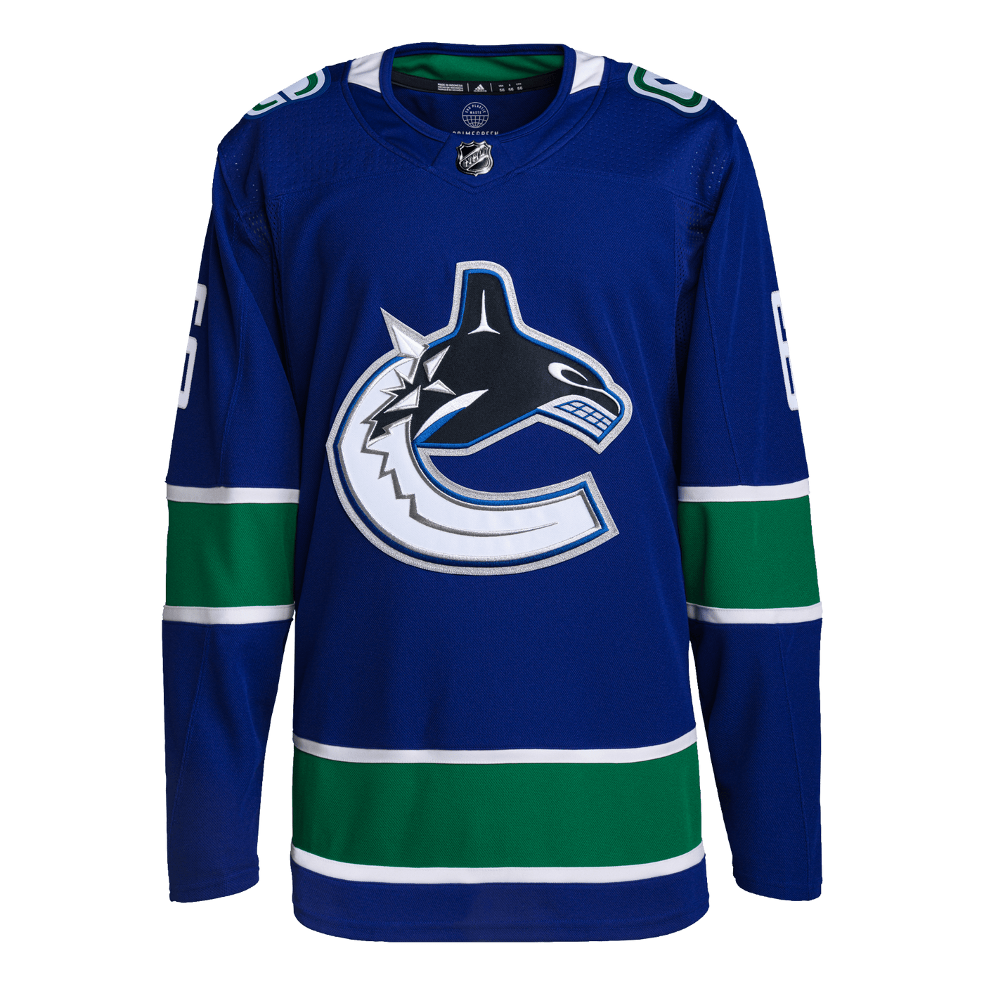 Vancouver Canucks Home Adidas PrimeGreen Senior Jersey - Brock Boeser