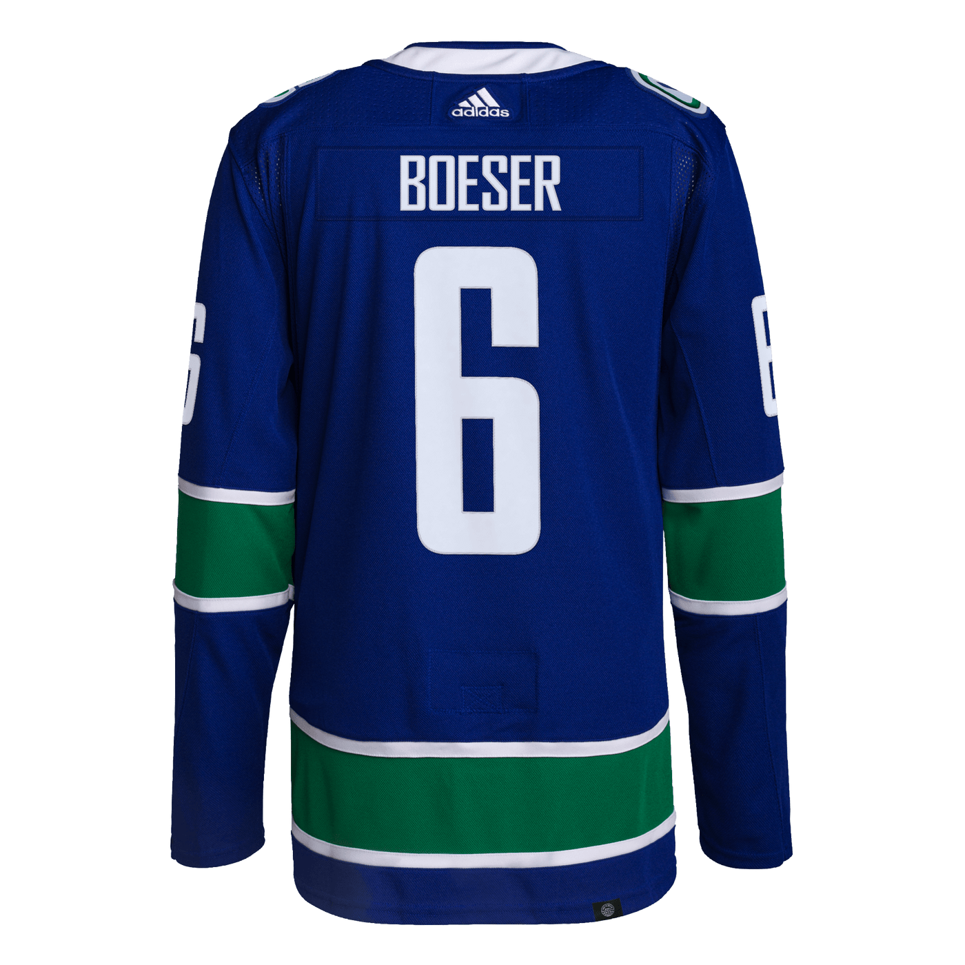 Vancouver Canucks Home Adidas PrimeGreen Senior Jersey - Brock Boeser