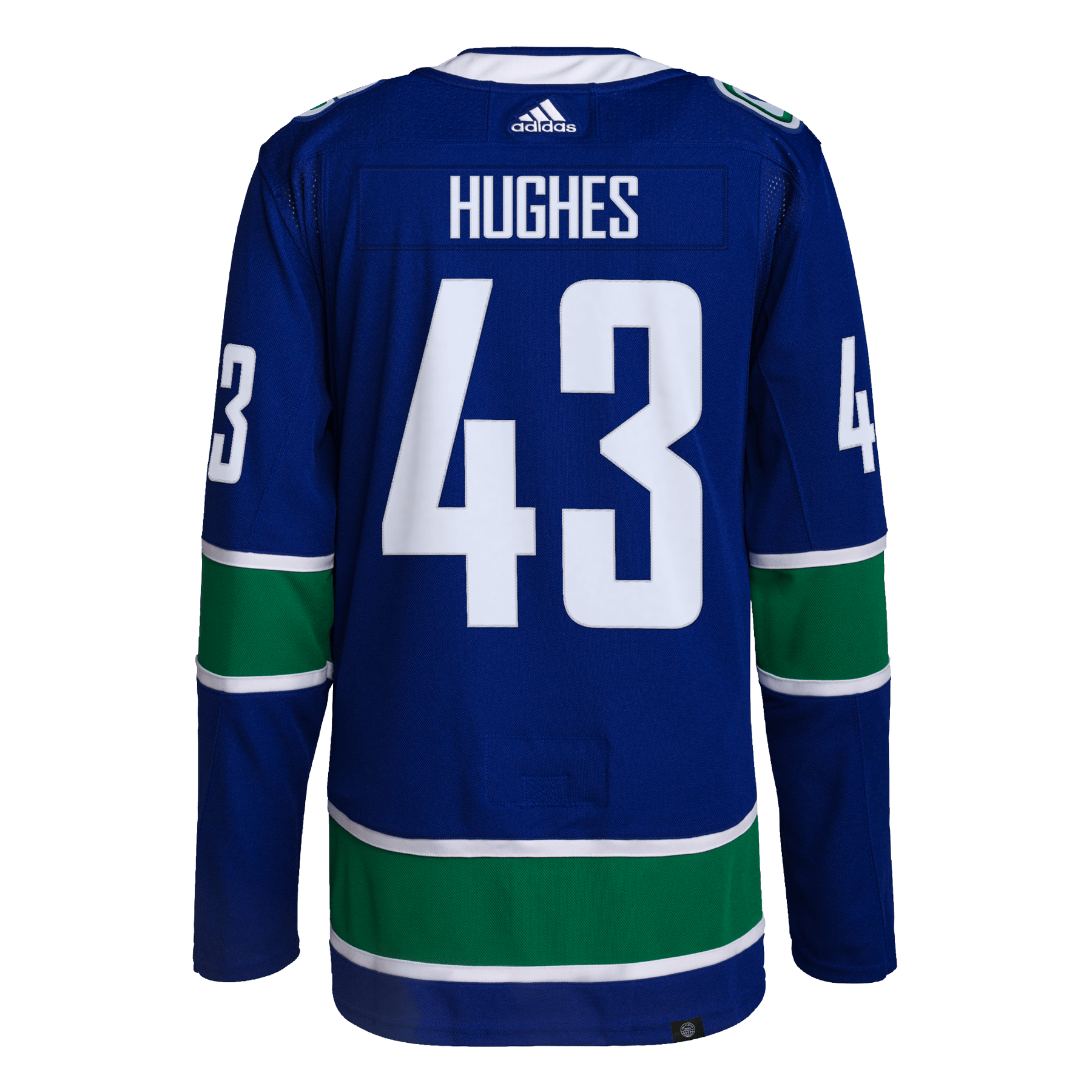 ADIDAS AUTHENTIC QUINN Hughes Vancouver Canucks Reverse Retro
