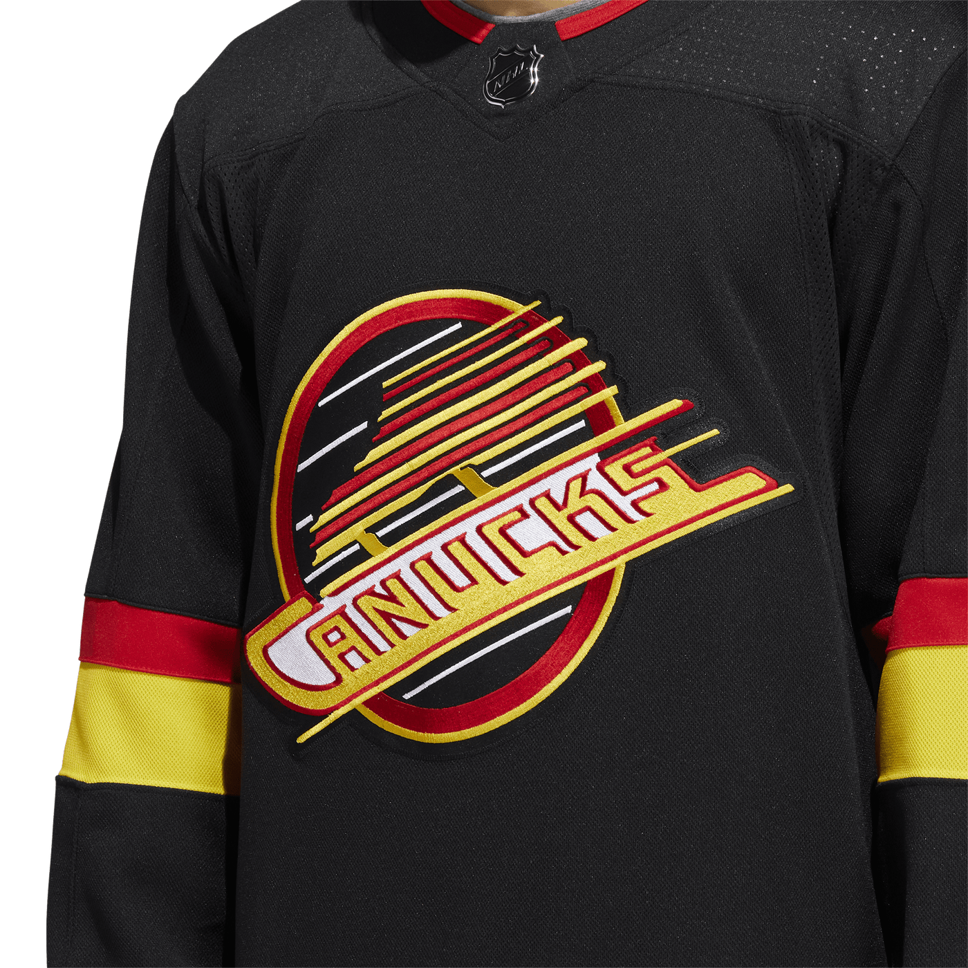 VANCOUVER CANUCKS ADIDAS RETRO Flying Skate Aeroready Hockey Jersey