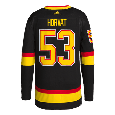 Vancouver Canucks Skate Adidas PrimeGreen Senior Jersey - Bo Horvat