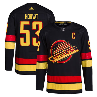 Vancouver Canucks Third Skate Adidas PrimeGreen Senior Jersey - Bo Horvat - The Hockey Shop Source For Sports