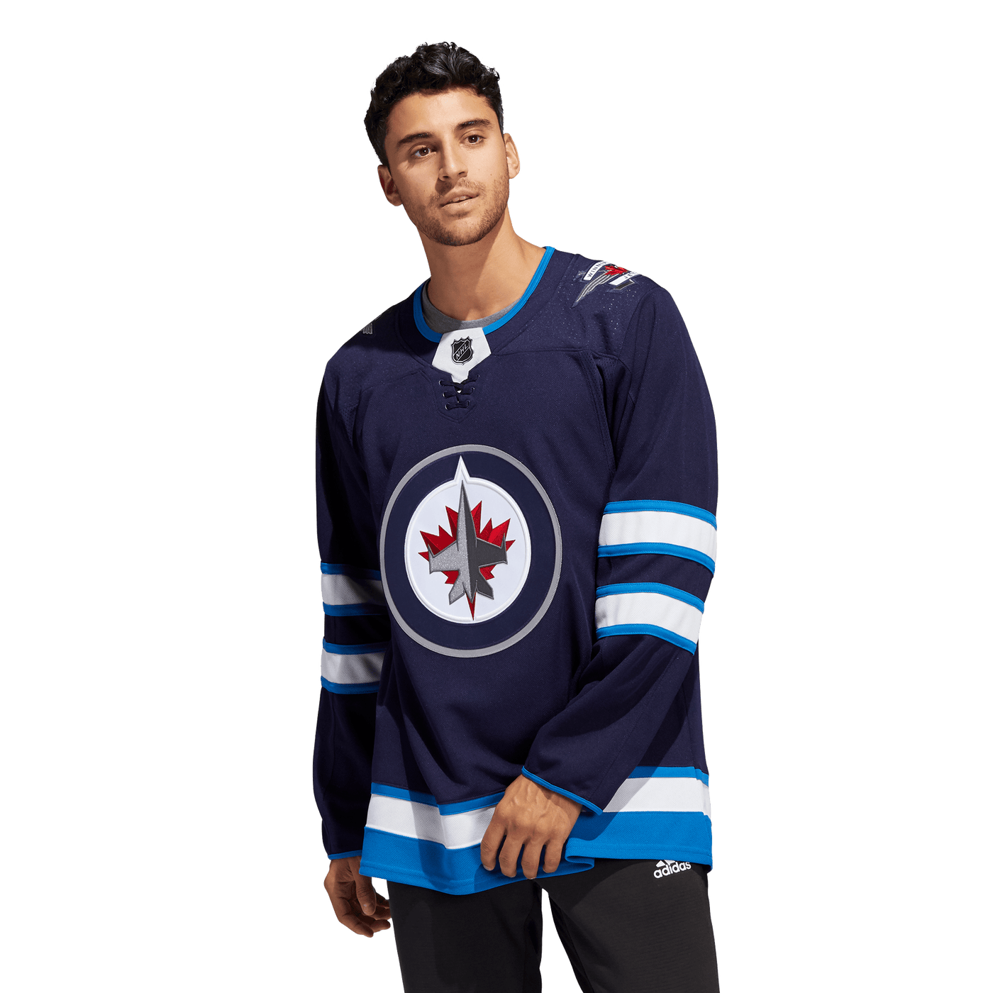 Winnipeg Jets Home Adidas PrimeGreen Senior Jersey