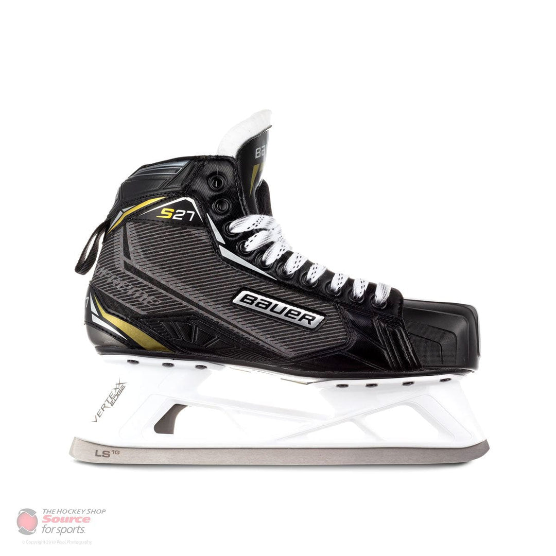 Junior Bauer Supreme S29 Extra Wide Width shops Size 4.5 Hockey Goalie Skates