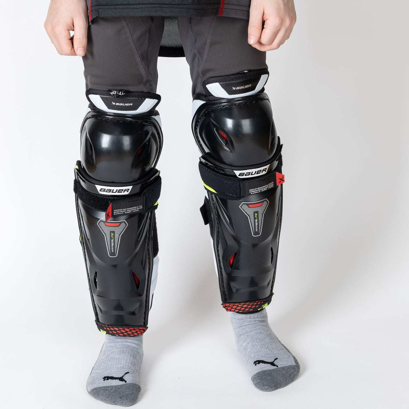 Bauer Vapor Hyperlite Junior Hockey Shin Guards - The Hockey Shop Source For Sports