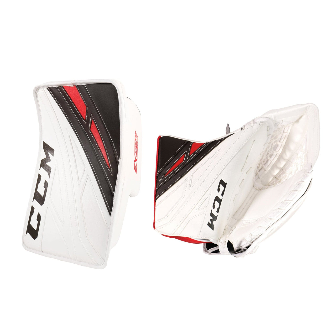 CCM Extreme Flex 4 Pro Stock Senior Goalie Catcher & Blocker Set - Grant Adams - The Hockey Shop Source For Sports