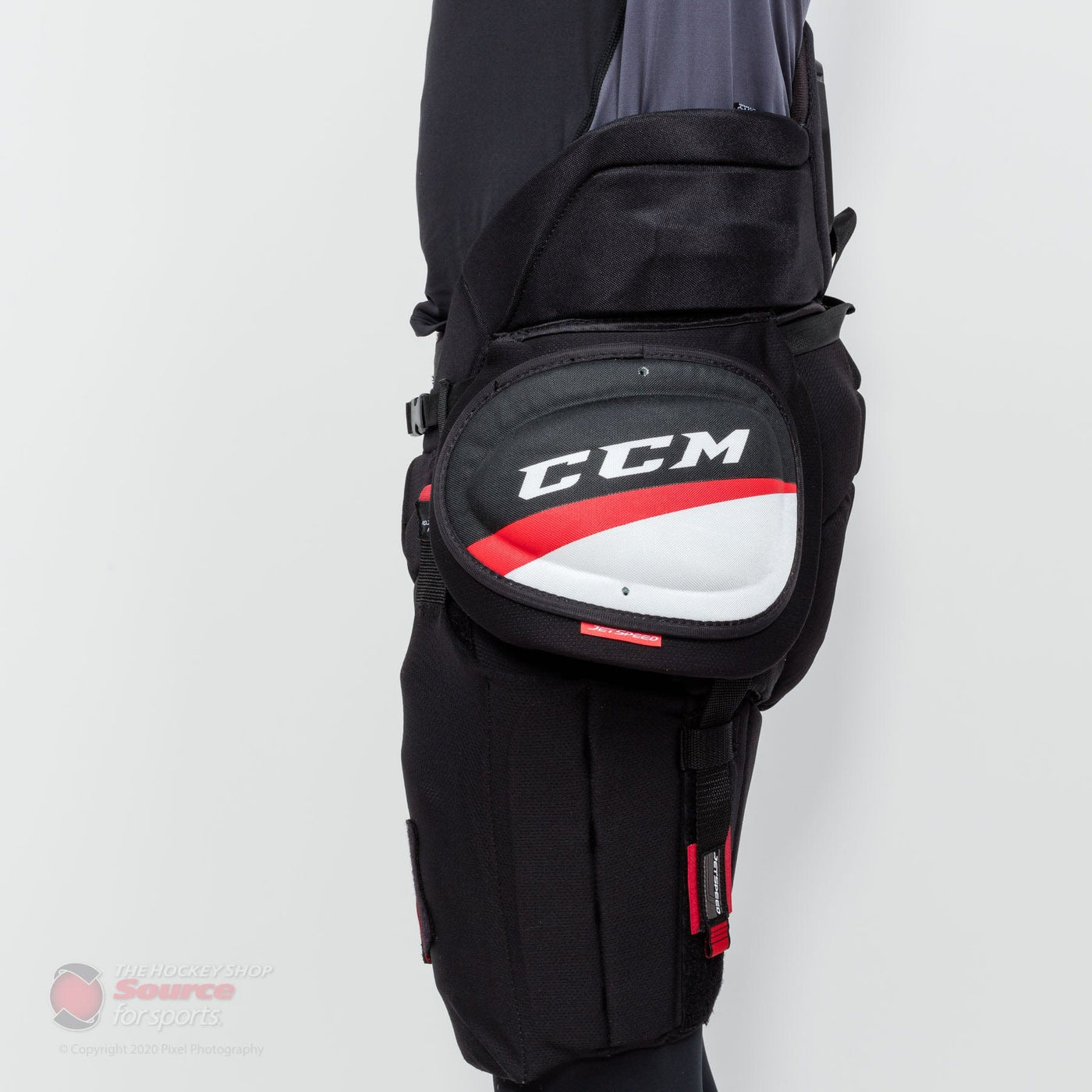 CCM Adult Referee Ice Hockey Base Pant JetSpeed Girdle Shell Senior Pants  PPREF