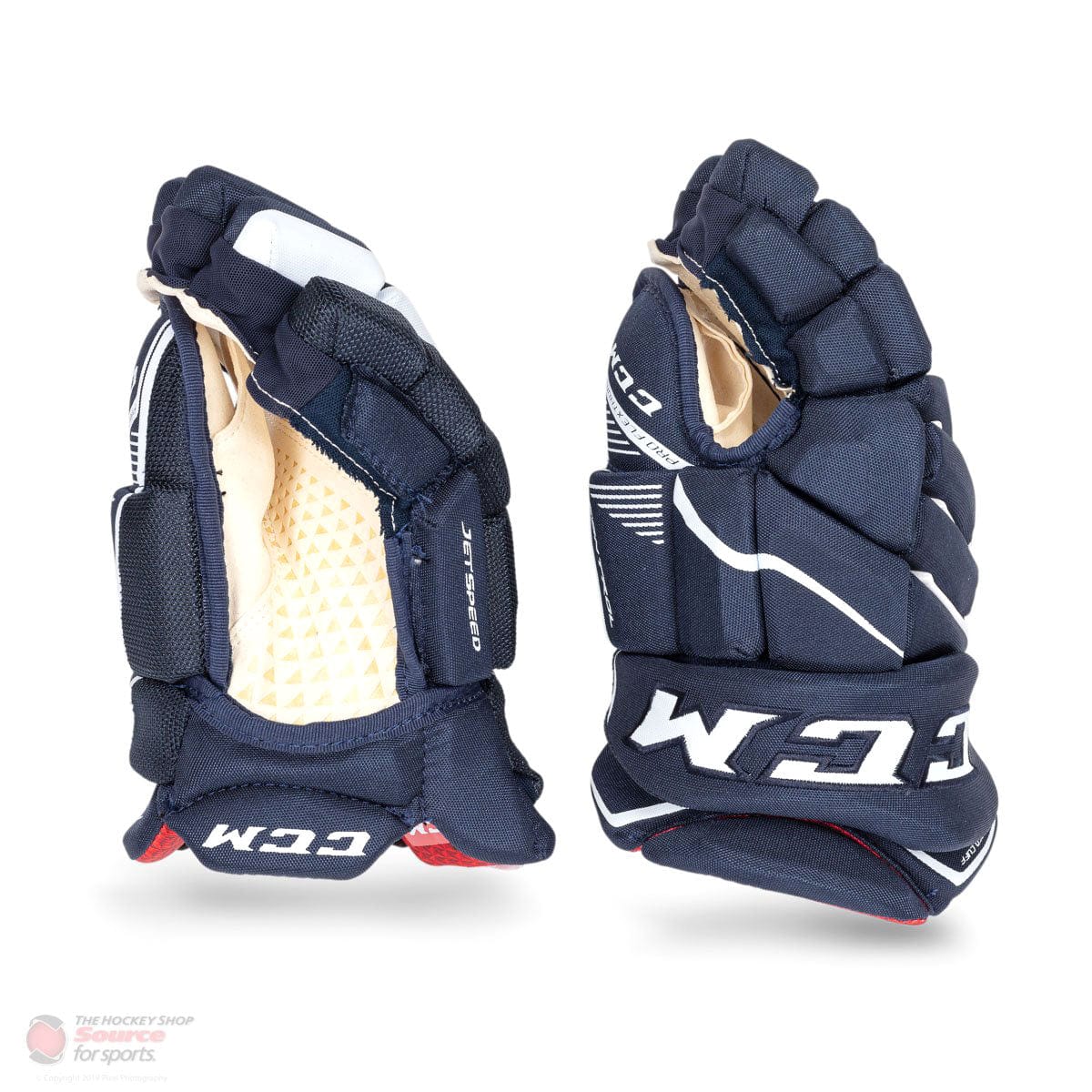 CCM Jetspeed Control Junior Hockey Gloves (2019)