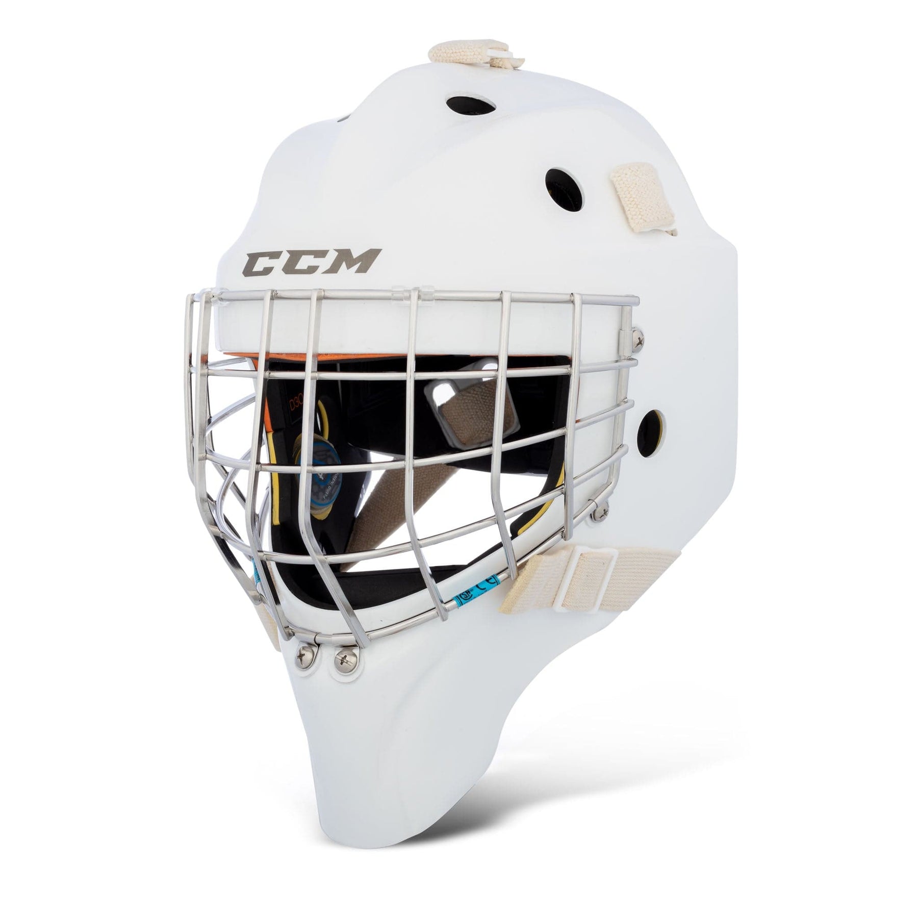 CCM Goalie Mask AXIS XF Sr CCE WHITE - Hockey Store