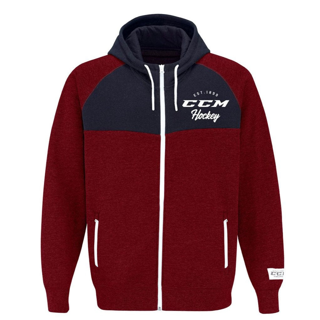 CCM Academy Full Zip Mens Hoodie