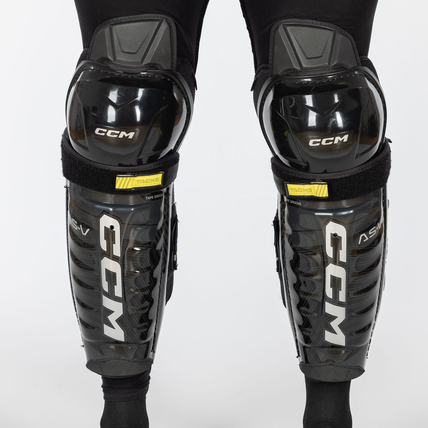 CCM Tacks AS-V Senior Hockey Shin Guards - The Hockey Shop Source For Sports