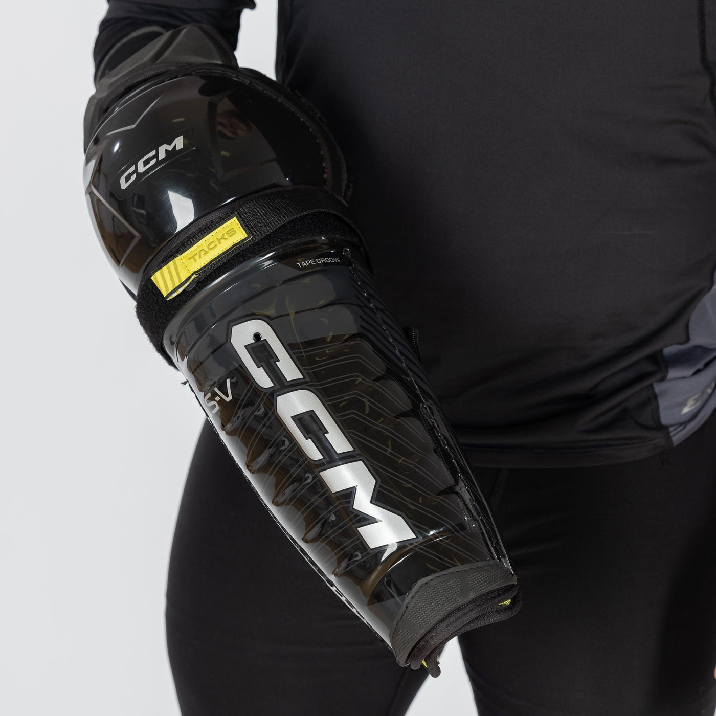 CCM Tacks AS-V Senior Hockey Shin Guards - The Hockey Shop Source For Sports